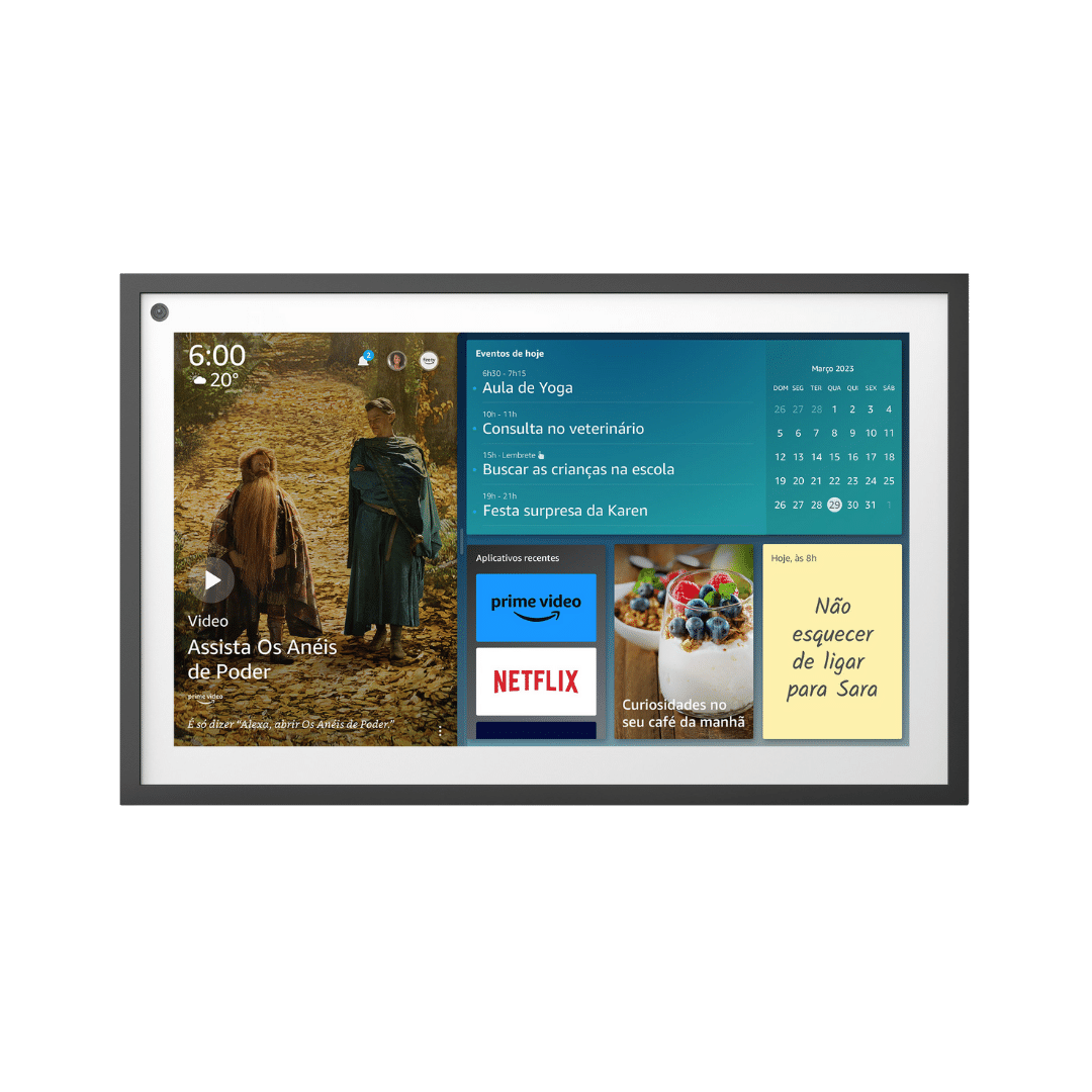 Echo Show 15 with Alexa, Full HD Smart Display with 5 MP